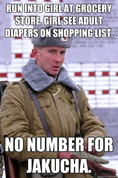 run into girl at grocery store girl see adult diapers on sh - Jakucha