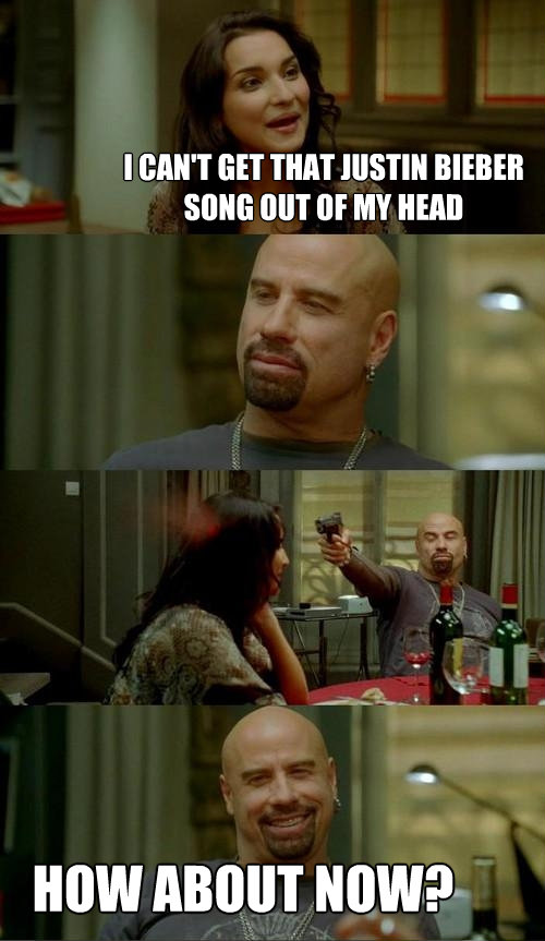 i cant get that justin bieber song out of my head how about - Skinhead John