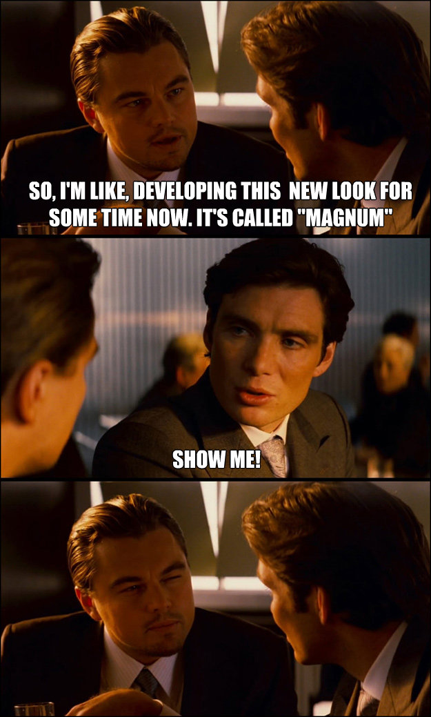so im like developing this new look for some time now i - Inception