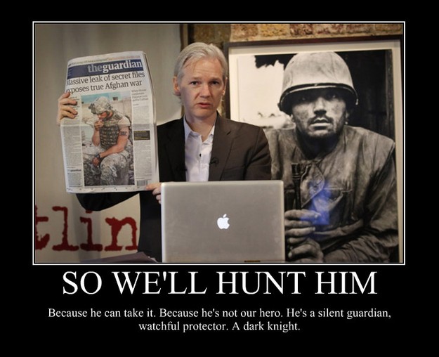 so well hunt him because he can take it because hes not o - Motivational Poster