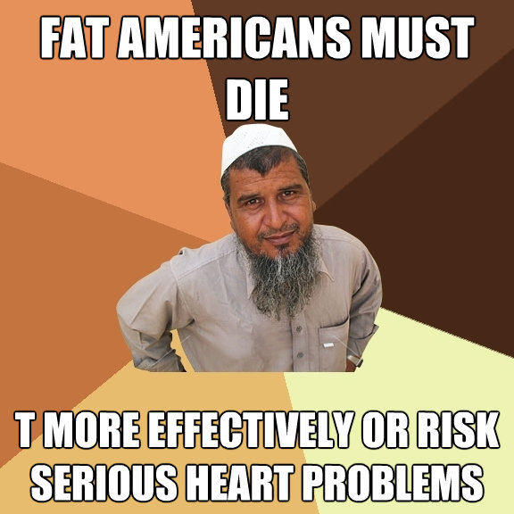 fat muslim man