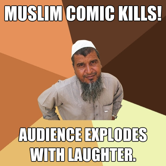 muslim comic kills audience explodes with laughter - Ordinary Muslim Man