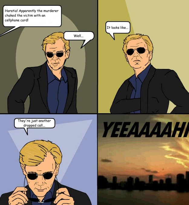horatio apparently the murderer choked the victim with an c - Horatio Cane YEEAAAAHH