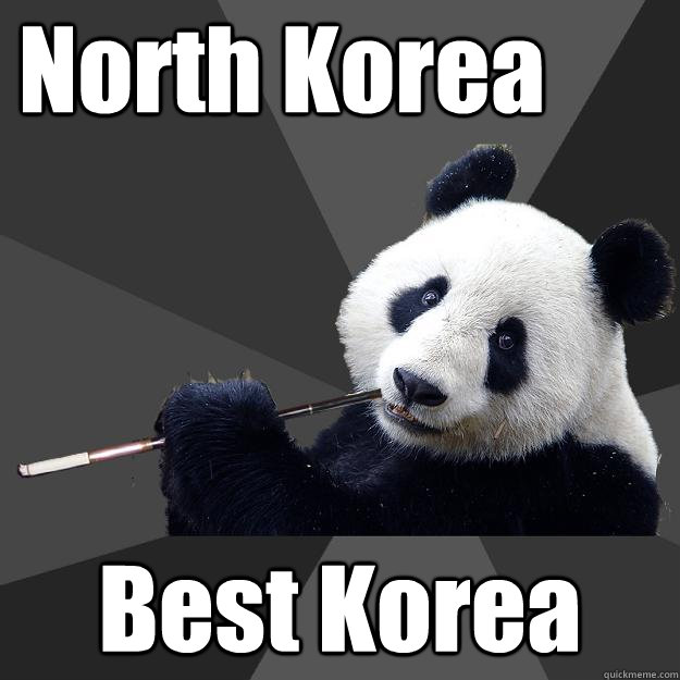 north korea is best korea meme. Propapanda - north korea best korea. Rating: 32